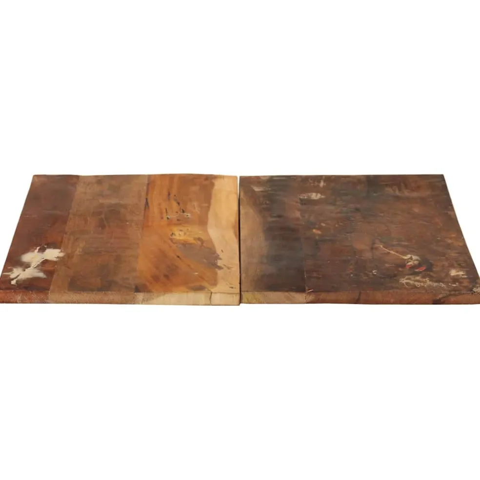vidaXL Tafelblad rechthoekig 15-16 mm 60x70 cm massief gerecycled hout