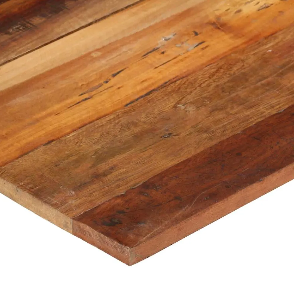 vidaXL Tafelblad rechthoekig 15-16 mm 60x70 cm massief gerecycled hout