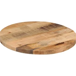 vidaXL Tafelblad rond Ø 40x3,8 cm massief ruw mangohout