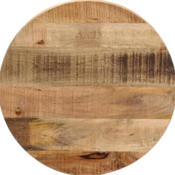 vidaXL Tafelblad rond Ø 40x3,8 cm massief ruw mangohout