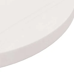 vidaXL Tafelblad rond Ø30x3 cm massief grenenhout wit