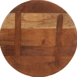 vidaXL Tafelblad rond Ø 40x3,8 cm massief gerecycled hout