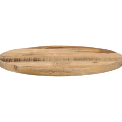vidaXL Tafelblad rond Ø 40x2,5 cm massief ruw mangohout