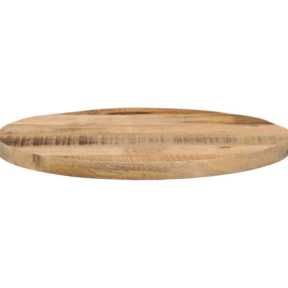 vidaXL Tafelblad rond Ø 40x2,5 cm massief ruw mangohout