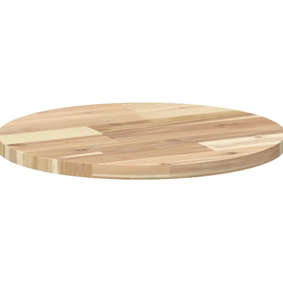 vidaXL Tafelblad rond Ø 40x2 cm massief acaciahout