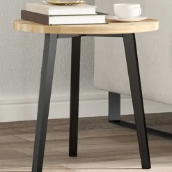 vidaXL Tafelblad rond Ø 40x2 cm massief acaciahout