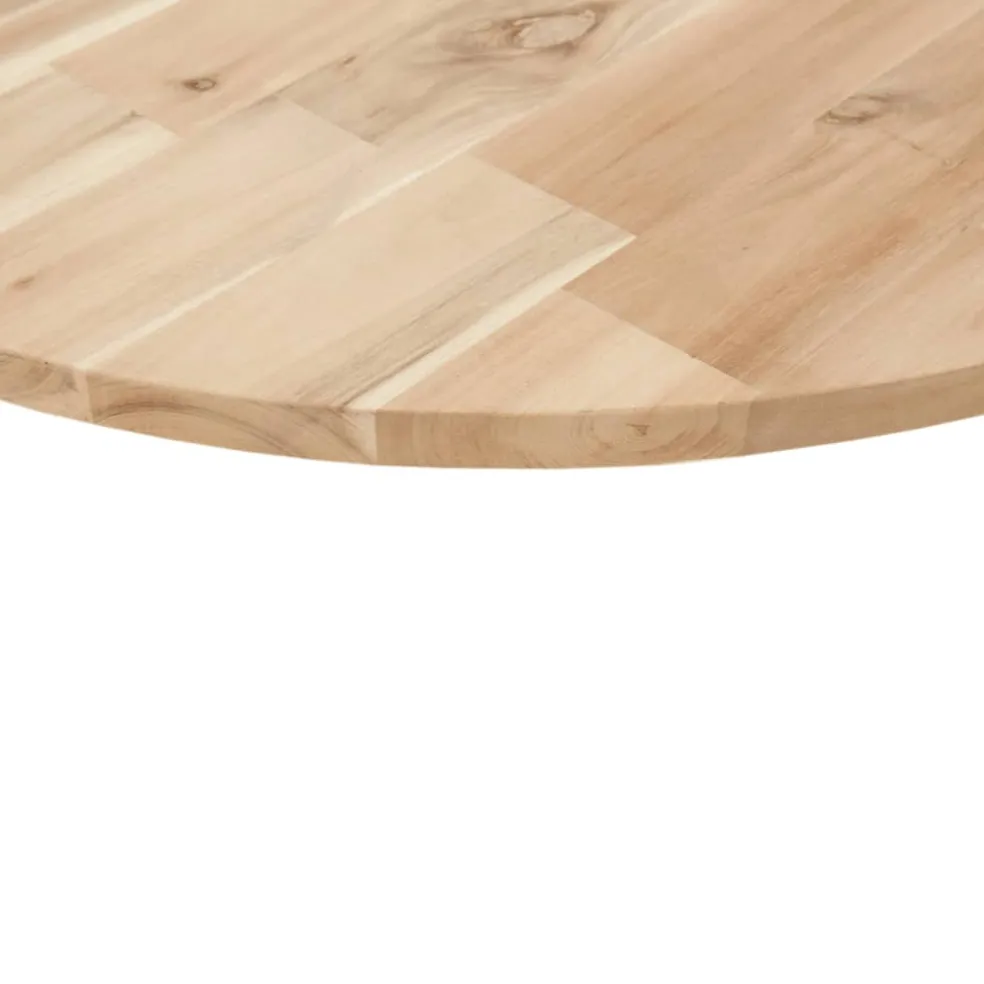 vidaXL Tafelblad rond Ø 40x2 cm massief acaciahout