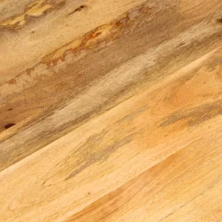vidaXL Tafelblad rond Ø 70x3,8 cm massief ruw mangohout