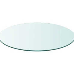 vidaXL Tafelblad van gehard glas 300 mm rond
