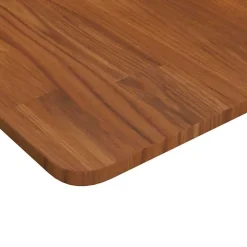 vidaXL Tafelblad vierkant 40x40x1,5cm behandeld eiken donkerbruin