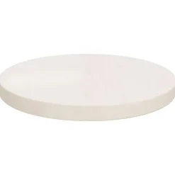 vidaXL Tafelblad Ø30x2,5 cm massief grenenhout wit