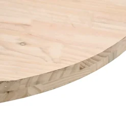 vidaXL Tafelblad Ø40x2,5 cm massief grenenhout