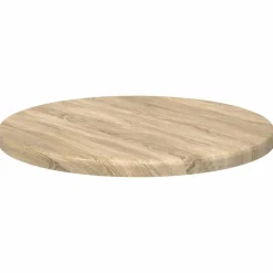 vidaXL Tafelblad Ø 30 x 1,5 cm Rond Bewerkt hout Sonoma Eiken