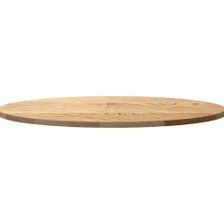 vidaXL Tafelblad 80x40x2 cm ovaal massief eikenhout