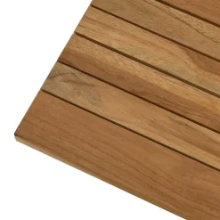 vidaXL Tafelblad 80 x 40 x 3,5 cm Rechthoekig Massief Teakhout Naturel