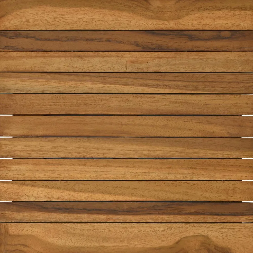 vidaXL Tafelblad 40 x 40 x 3,5 cm Vierkant Massief Teakhout Naturel