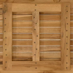 vidaXL Tafelblad 40 x 40 x 3,5 cm Vierkant Massief Teakhout Naturel