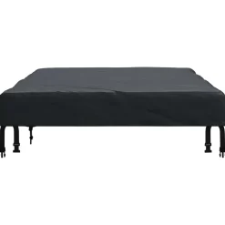 vidaXL Tafel Dek 82 x 182 x 15 cm Stof Rechthoekig Waterdicht Zwart