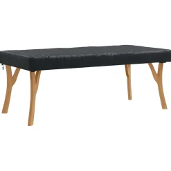 vidaXL Tafel Dek 82 x 182 x 15 cm Stof Rechthoekig Waterdicht Zwart