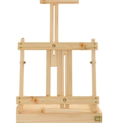 vidaXL Tafelezel met lade 41,5x37x12 cm massief grenenhout