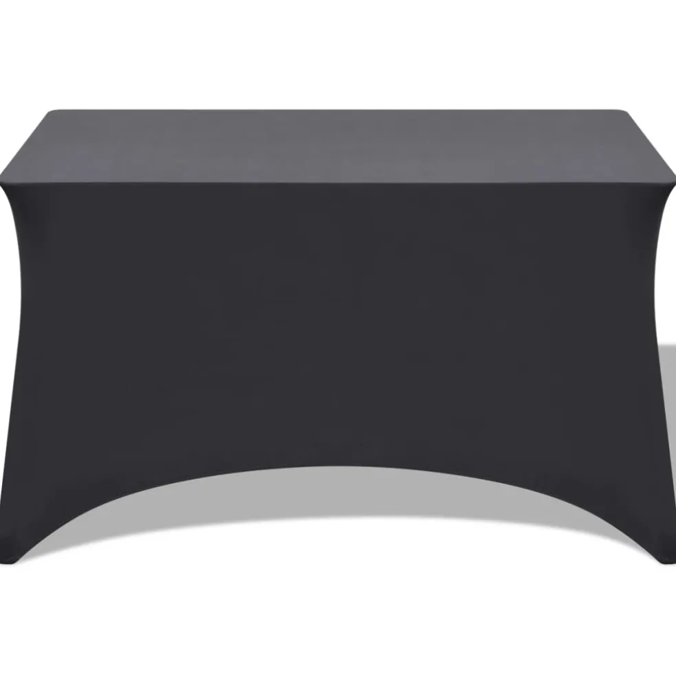 vidaXL Tafelhoes stretch antraciet 120x60,5x74 cm 2 st