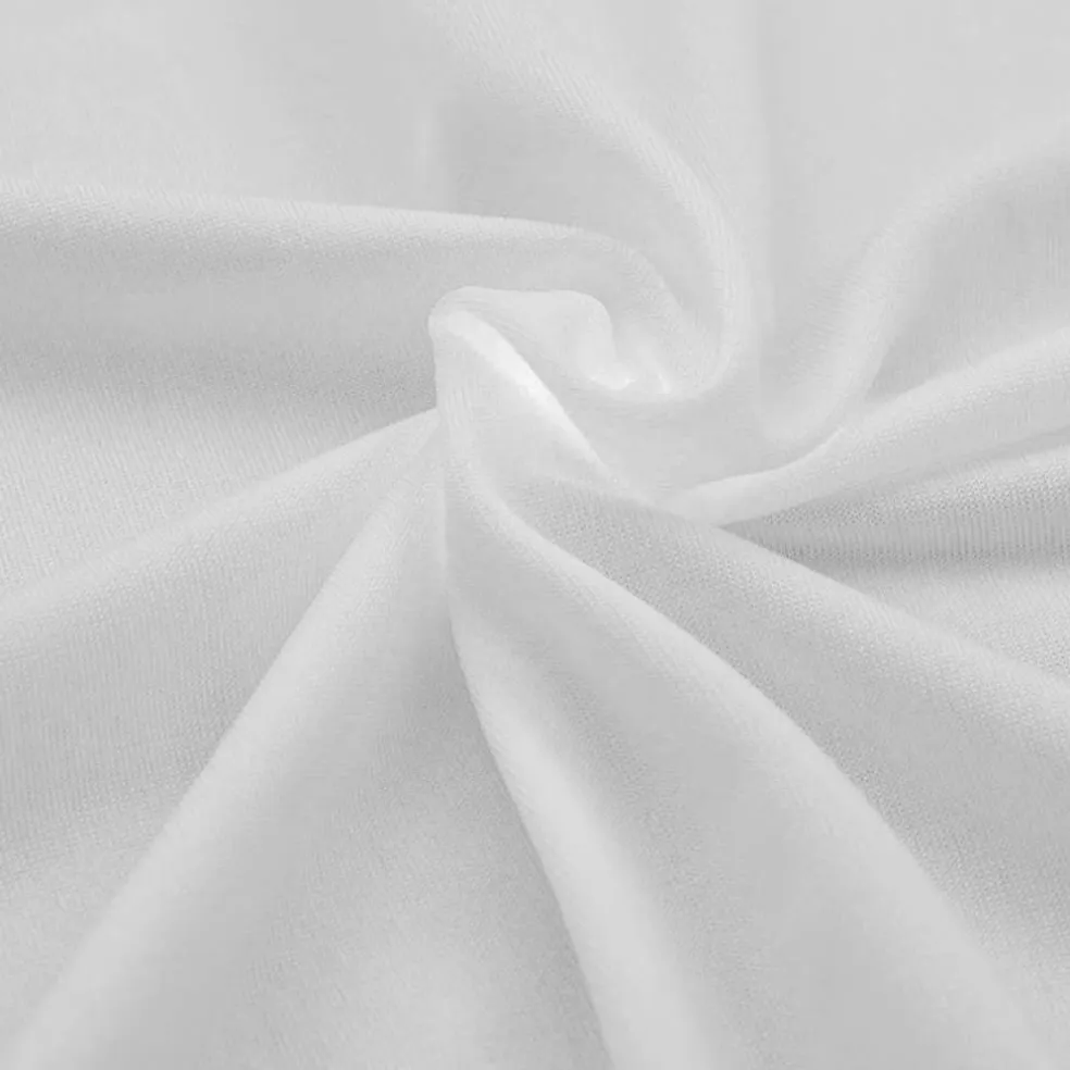 vidaXL Tafelhoes stretch wit 120x60,5x74 cm 2 st