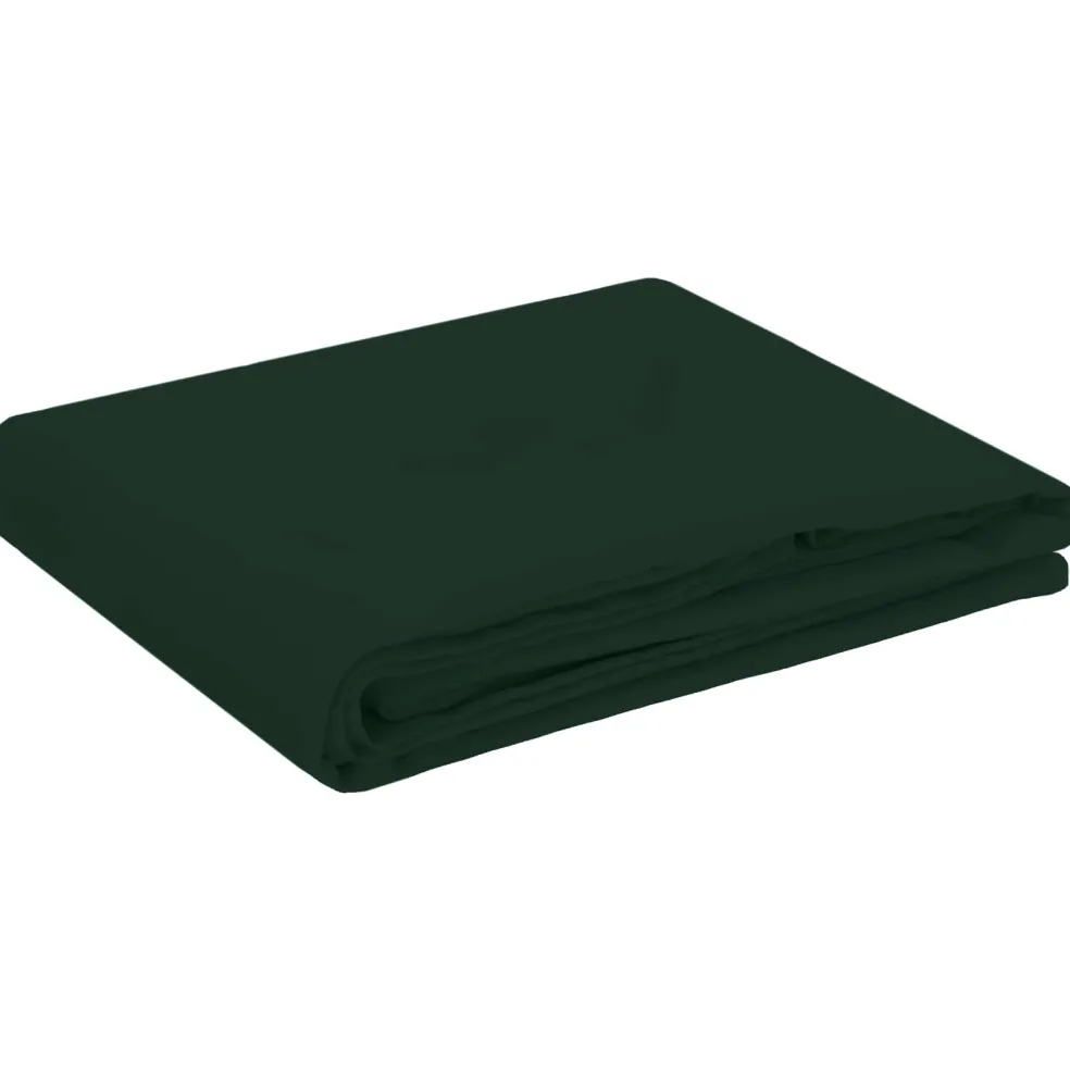 vidaXL Tafelkleed Vierkant Donkergroen 90 x 90 cm Polyester