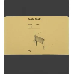 vidaXL Tafelkleed Vierkant Donkergrijs 90 x 90 cm Polyester