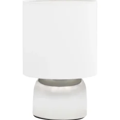 vidaXL Tafellampen 2 st met aanraakknop E14 wit