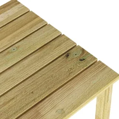 vidaXL Tafel Naturel 50,5 x 50 x 46 cm Geïmpregneerd grenenhout