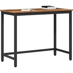 vidaXL Tafel Oudhout 80 x 50 x 76,5 cm Engineered hout en staal