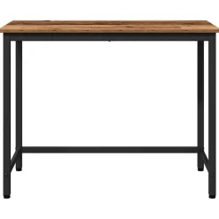 vidaXL Tafel Oudhout 80 x 50 x 76,5 cm Engineered hout en staal