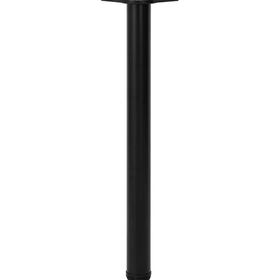 vidaXL Tafelpoten in hoogte verstelbaar zwart 710 mm 4 st