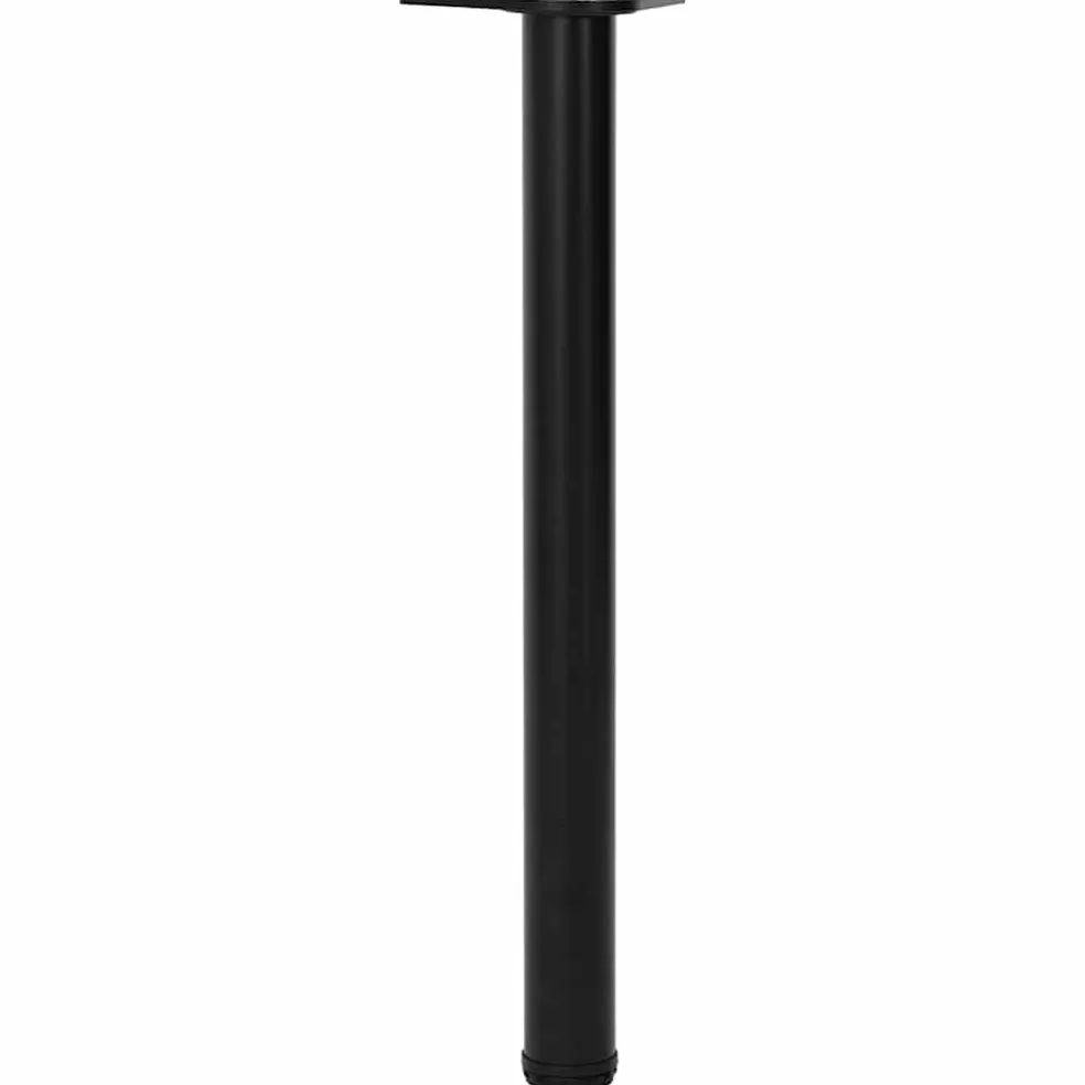 vidaXL Tafelpoten in hoogte verstelbaar zwart 710 mm 4 st