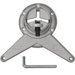 vidaXL Tafelpoten in hoogte verstelbaar chroom 710 mm 4 st