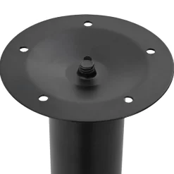 vidaXL Tafelpoten telescopisch 710-1100 mm zwart 2 st