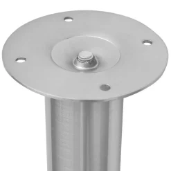 vidaXL Tafelpoten telescopisch roestvrij staal 710 mm - 1100 mm 2 st
