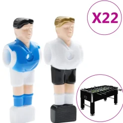 vidaXL Tafelvoetbalspelers voor 15,9 mm staaf 22 st