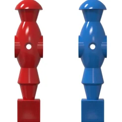 vidaXL Tafelvoetbalspelers 22 st Blauw en Rood 2,4 x 2,1 x 9,7 cm PP