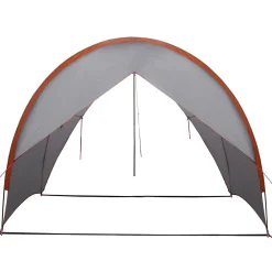 vidaXL Tailgate Luifel Waterdicht Grijs en Oranje 405 x 280 x 220 cm
