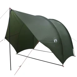 vidaXL Tailgate Luifel Waterdicht Legergroen 405 x 280 x 220 cm