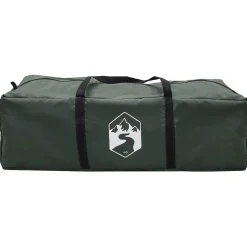 vidaXL Tailgate Luifel Waterdicht Legergroen 405 x 280 x 220 cm