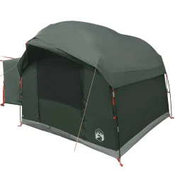 vidaXL Tailgate Tent met Regenfly Waterdicht 4-persoons Legergroen
