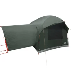 vidaXL Tailgate Tent met Regenfly Waterdicht 4-persoons Legergroen