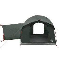 vidaXL Tailgate Tent met Regenfly Waterdicht 4-persoons Legergroen