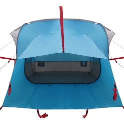 vidaXL Tailgate Tent met Regenfly Waterdicht 4-persoons Blauw