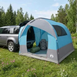 vidaXL Tailgate Tent met Regenfly Waterdicht 4-persoons Blauw