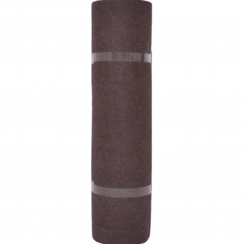 vidaXL Tapijt Bruin 1,2 x 10 m Polyester