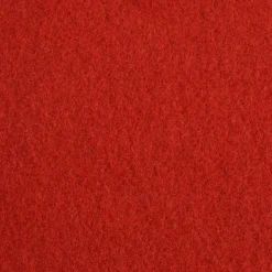 vidaXL Tapijt Effen Rood 1,2 x 12 m Polyester