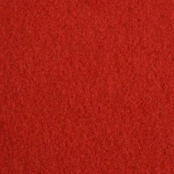 vidaXL Tapijt Effen Rood 1 x 12 m Stof